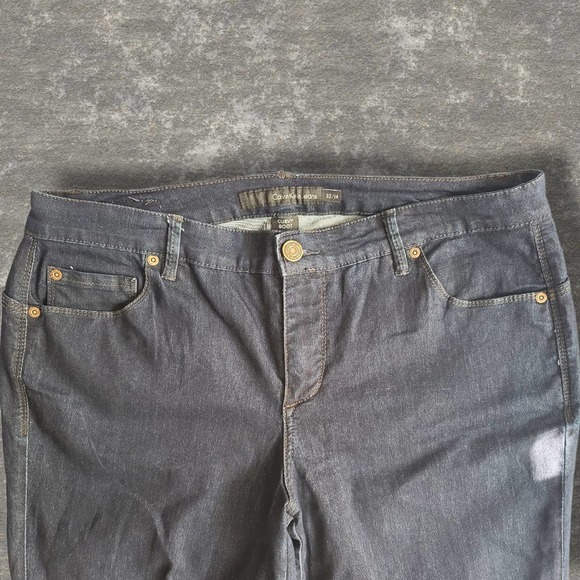 Calvin Klein Women's Curvy Boot Jeans Size 32/14 - Picture 3 of 13